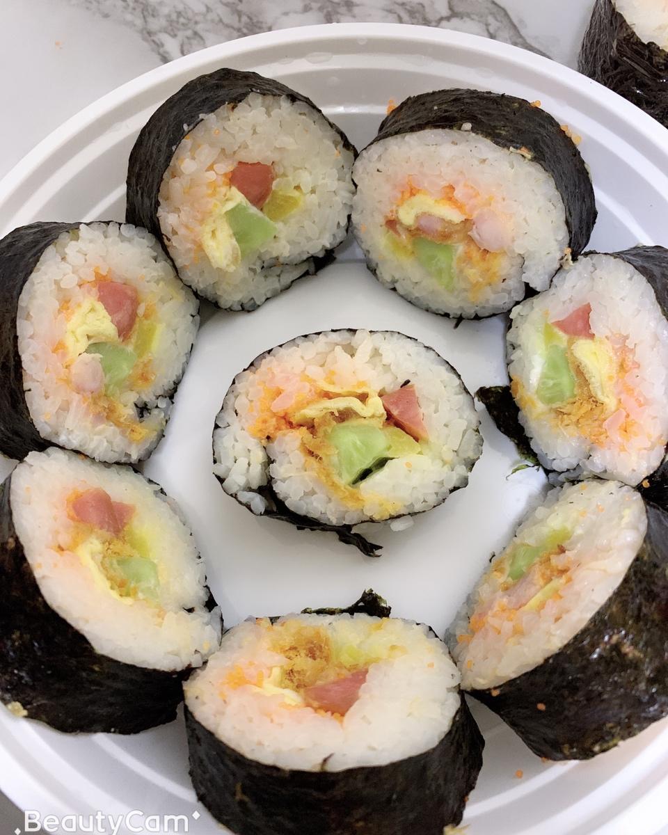 蟹肉沙拉饭团