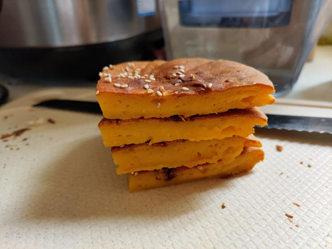 豆沙馅南瓜粑粑糕‼️有馅更好吃‼️超简单