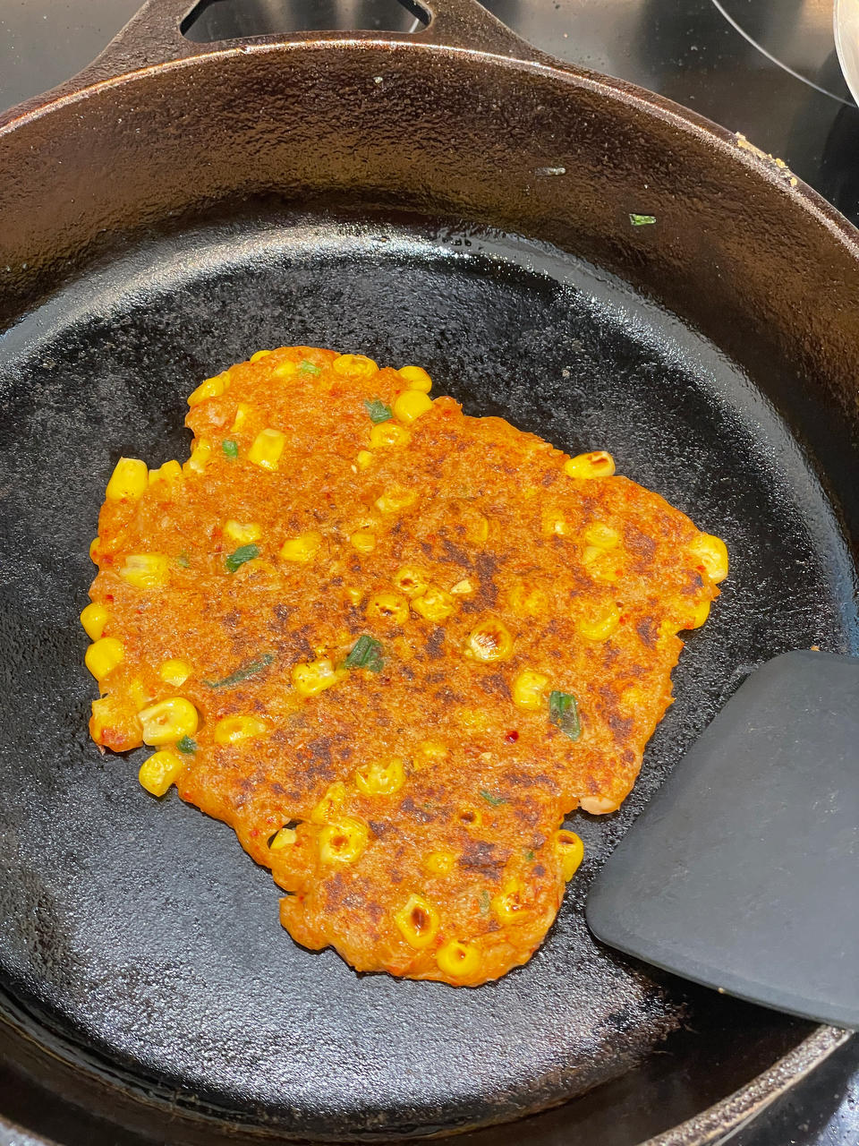 香煎三文鱼玉米饼 Salmon Pancake