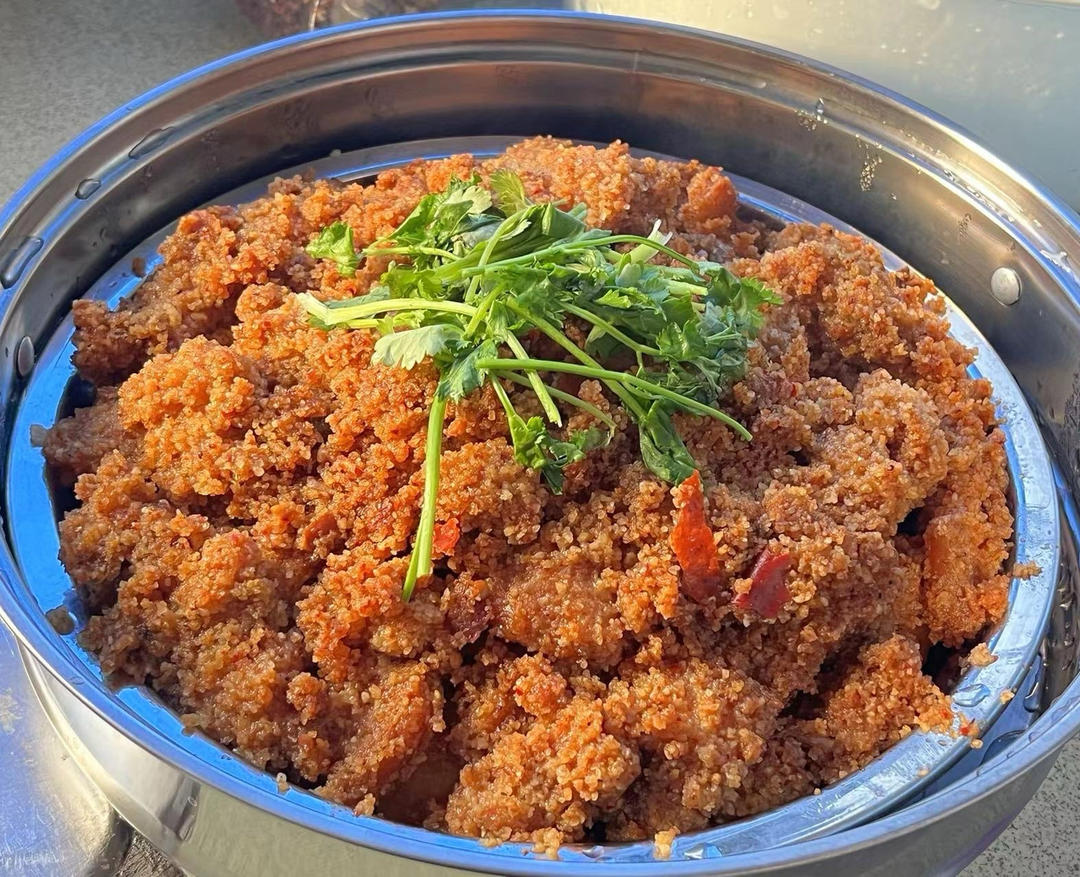 绝绝子！甩饭店几条街的粉蒸肉（粉蒸排骨）