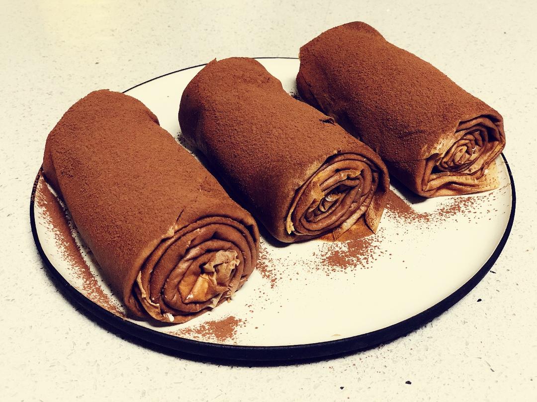 网红食谱│抹茶毛巾卷