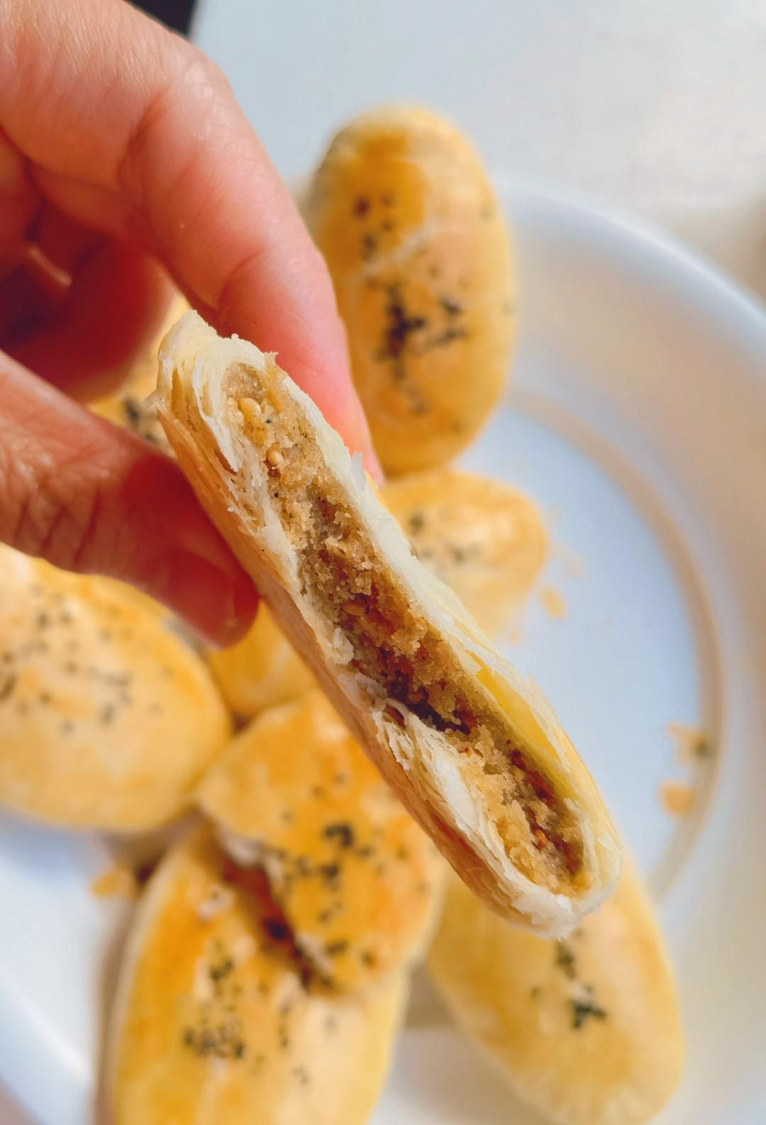 秒杀稻香村的 椒盐牛舌饼