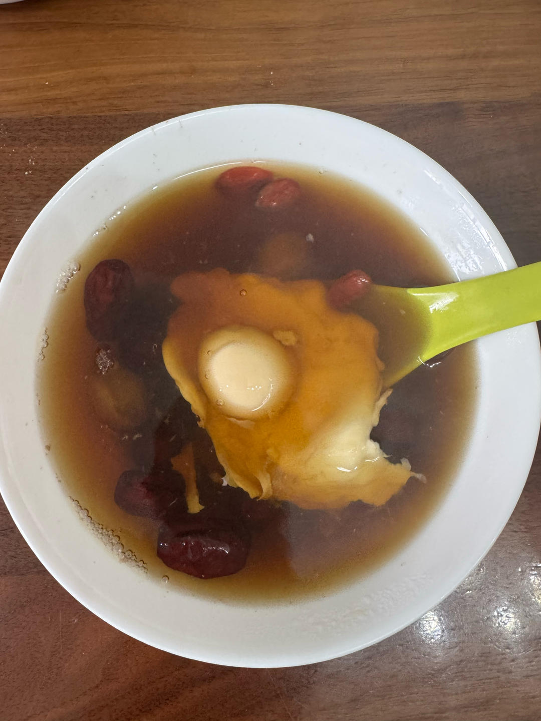 桂圆红枣鸡蛋糖水