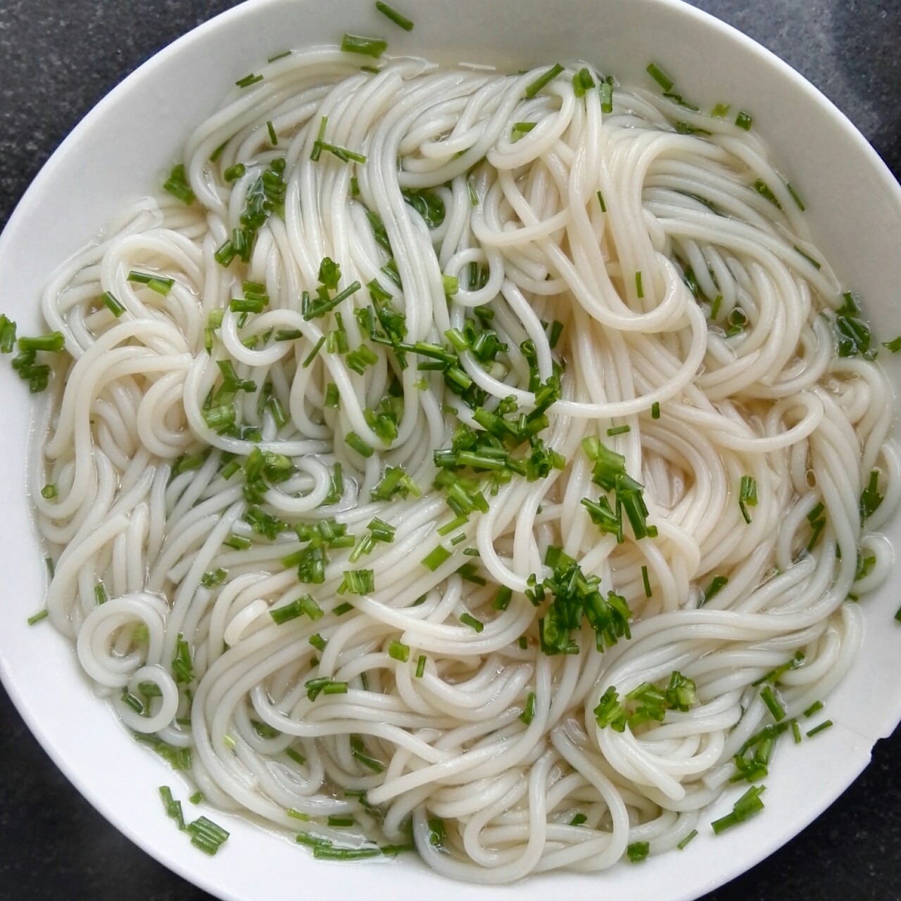小葱麻油酱油面