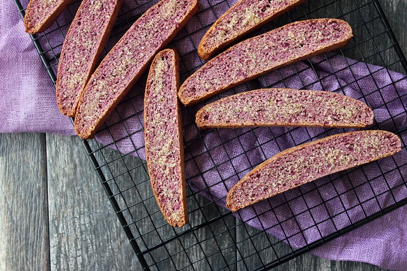 紫薯意式脆饼干丨健康·零食的做法
