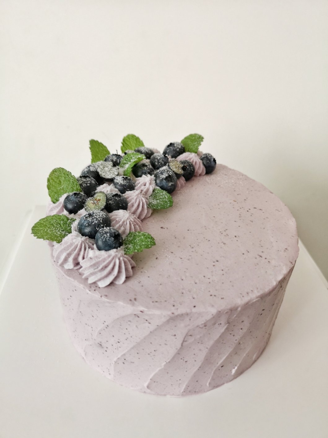蓝莓奶油蛋糕