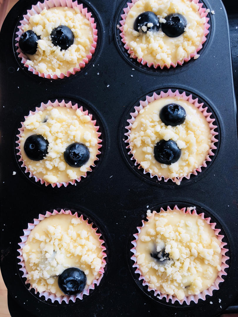 会爆浆的蓝莓玛芬蛋糕