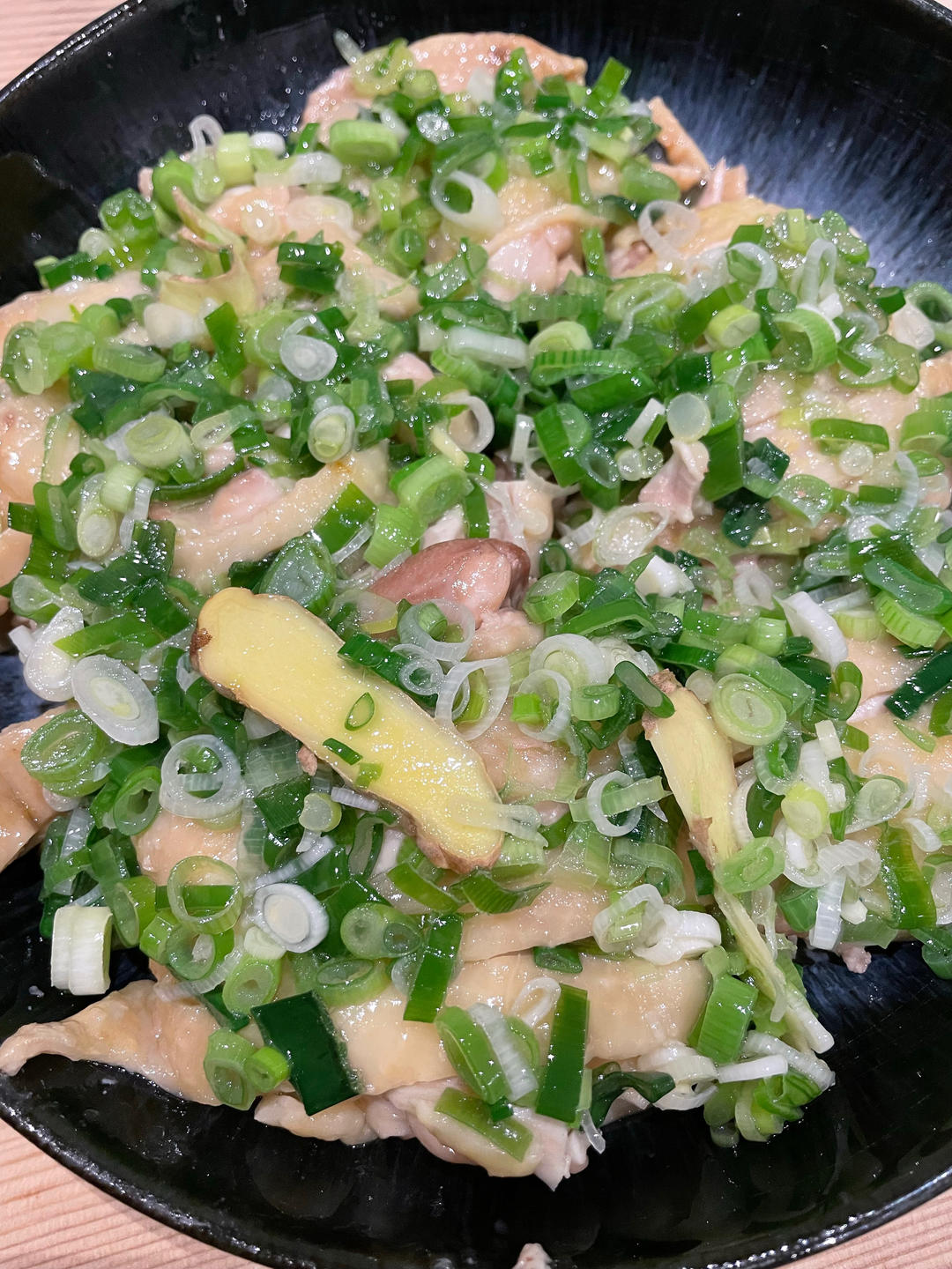 葱油鸡腿