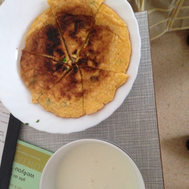 葱花鸡蛋饼