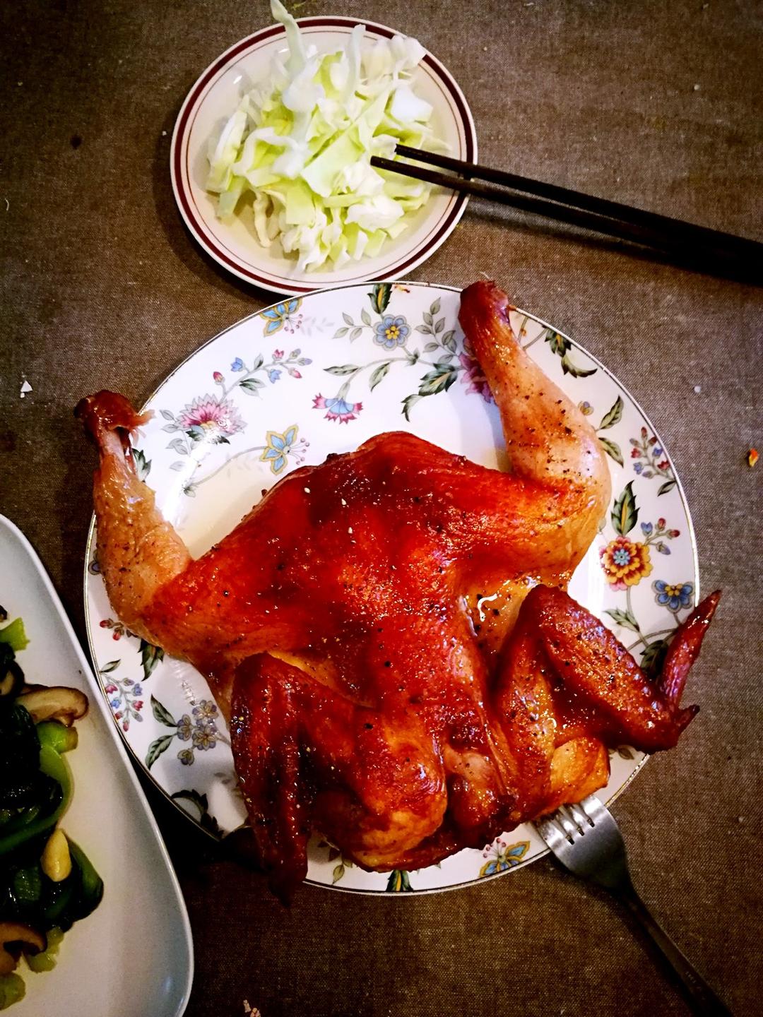 袋袋烤鸡--自制腌料+脆皮秘籍