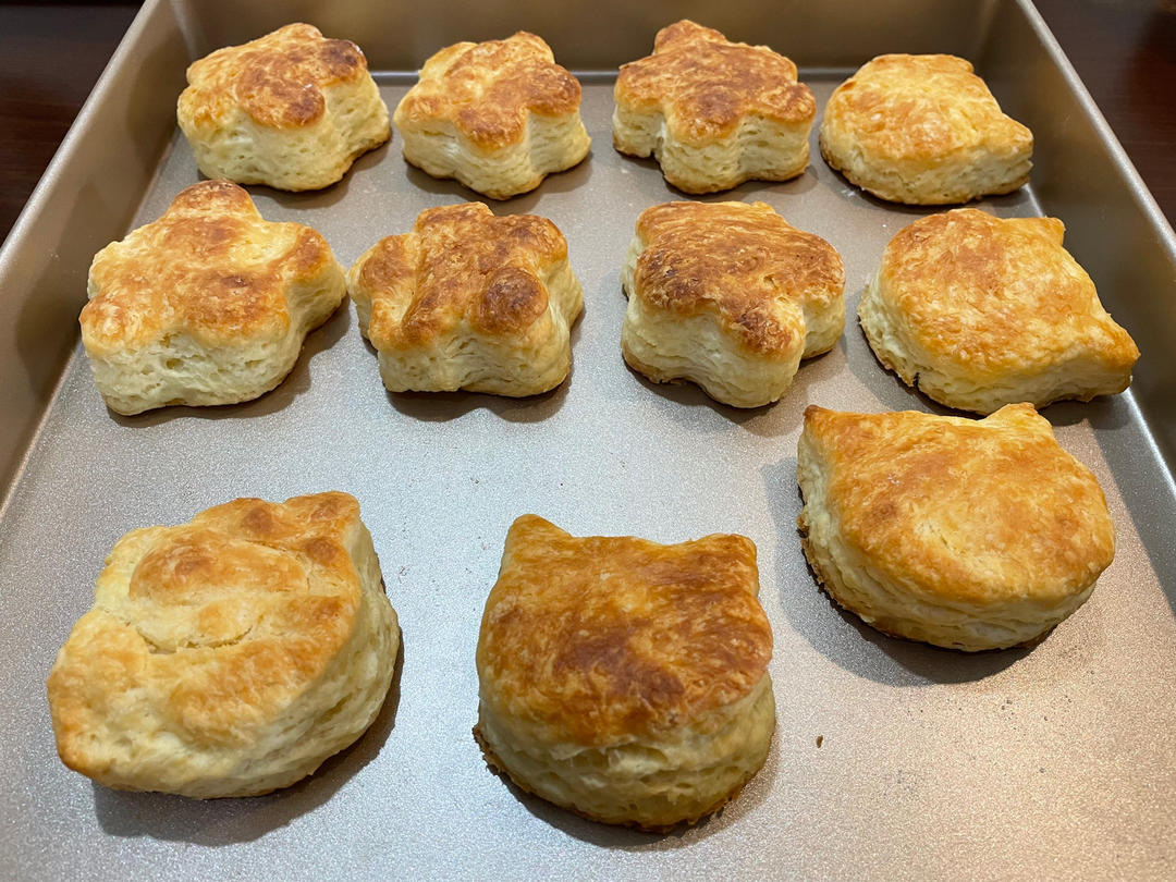 酵母司康饼【视频】