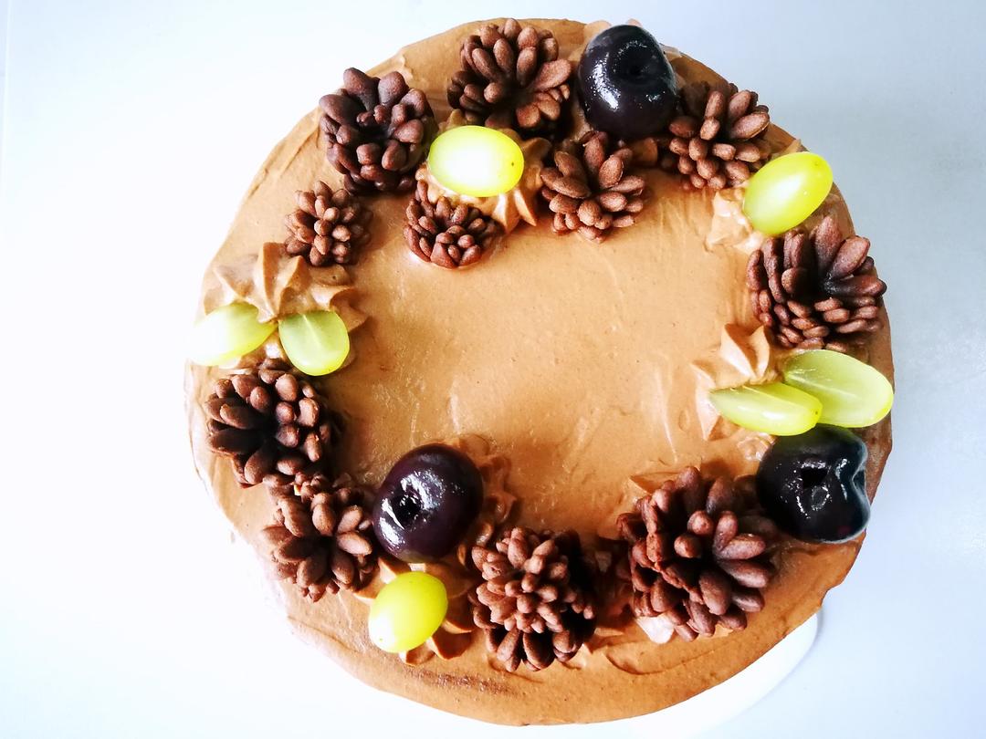 花环巧克力奶油蛋糕|黑森林口味—2019圣诞节