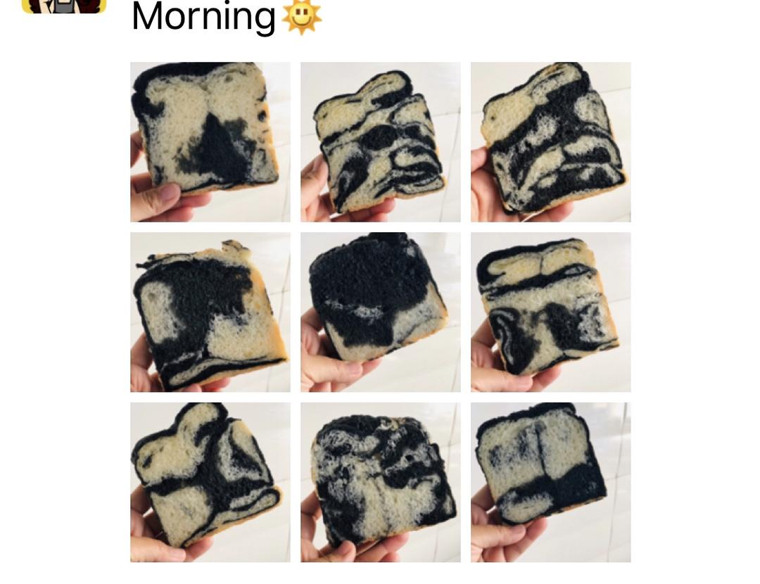 水墨吐司(大理石纹)原创