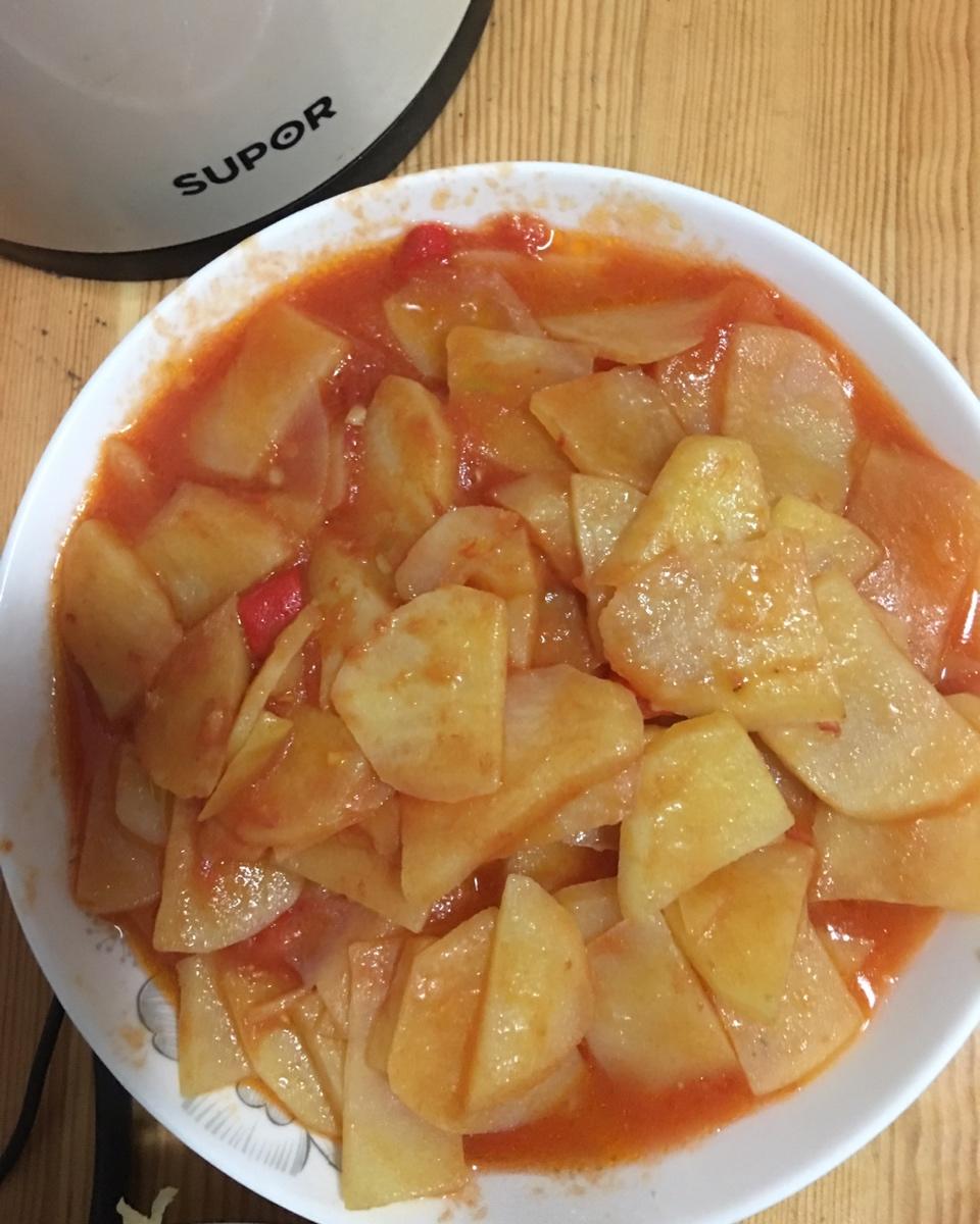 西红柿炒土豆