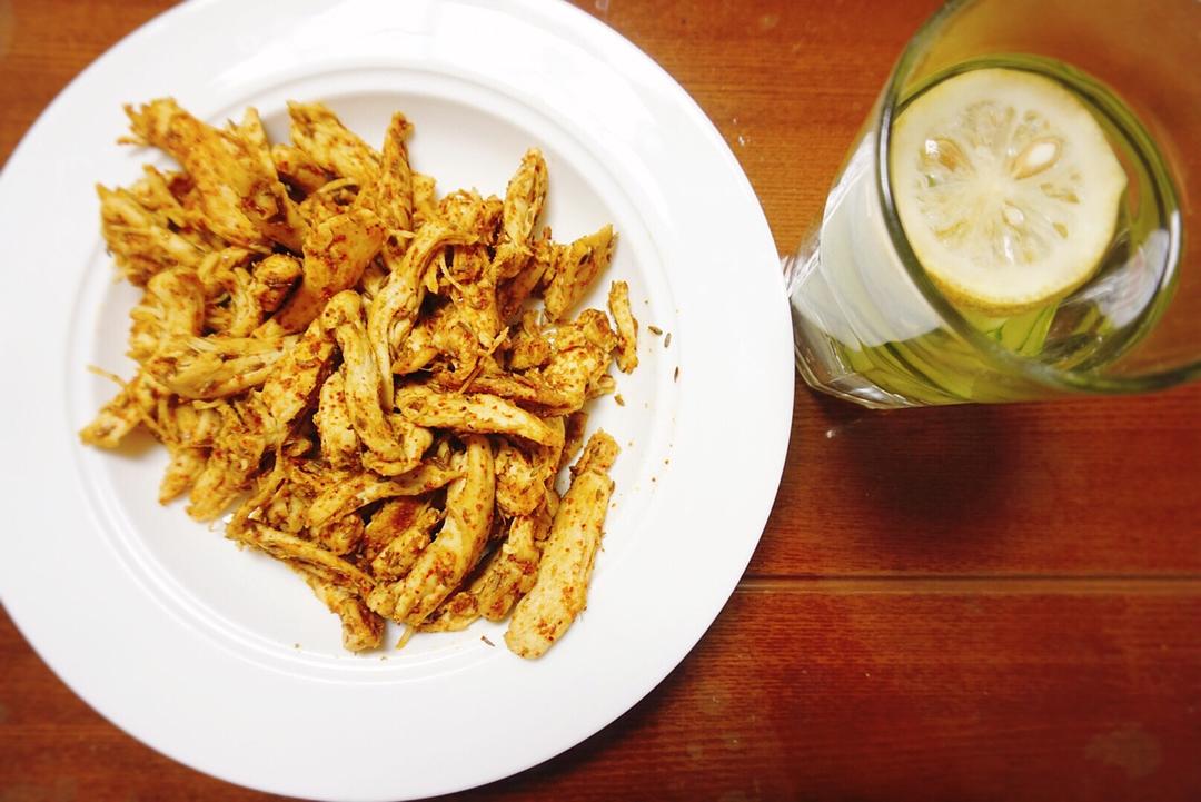 烧烤味干煸鸡丝