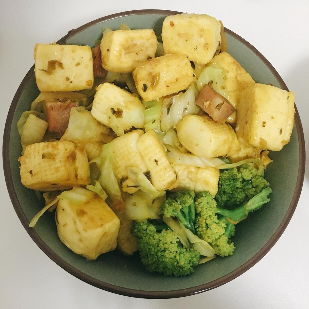 卷心菜炒馒头