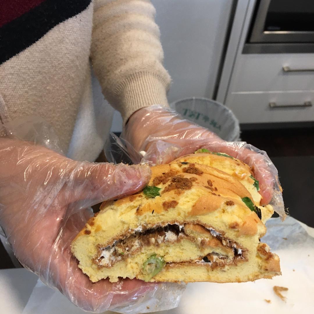 蛋糕卷，肉松蛋糕卷，网红贝贝肉松卷