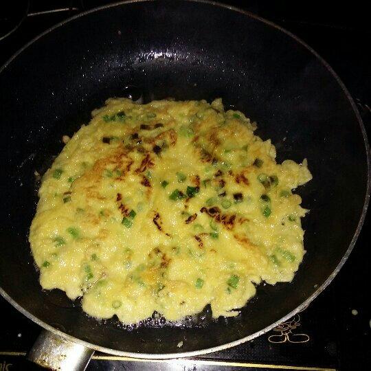 面粉鸡蛋薄饼 葱油甜面饼