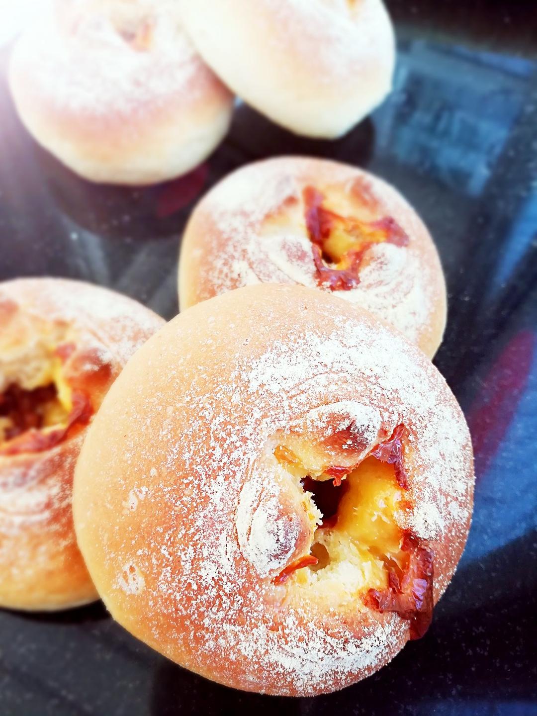 全麦芝士熔岩面包