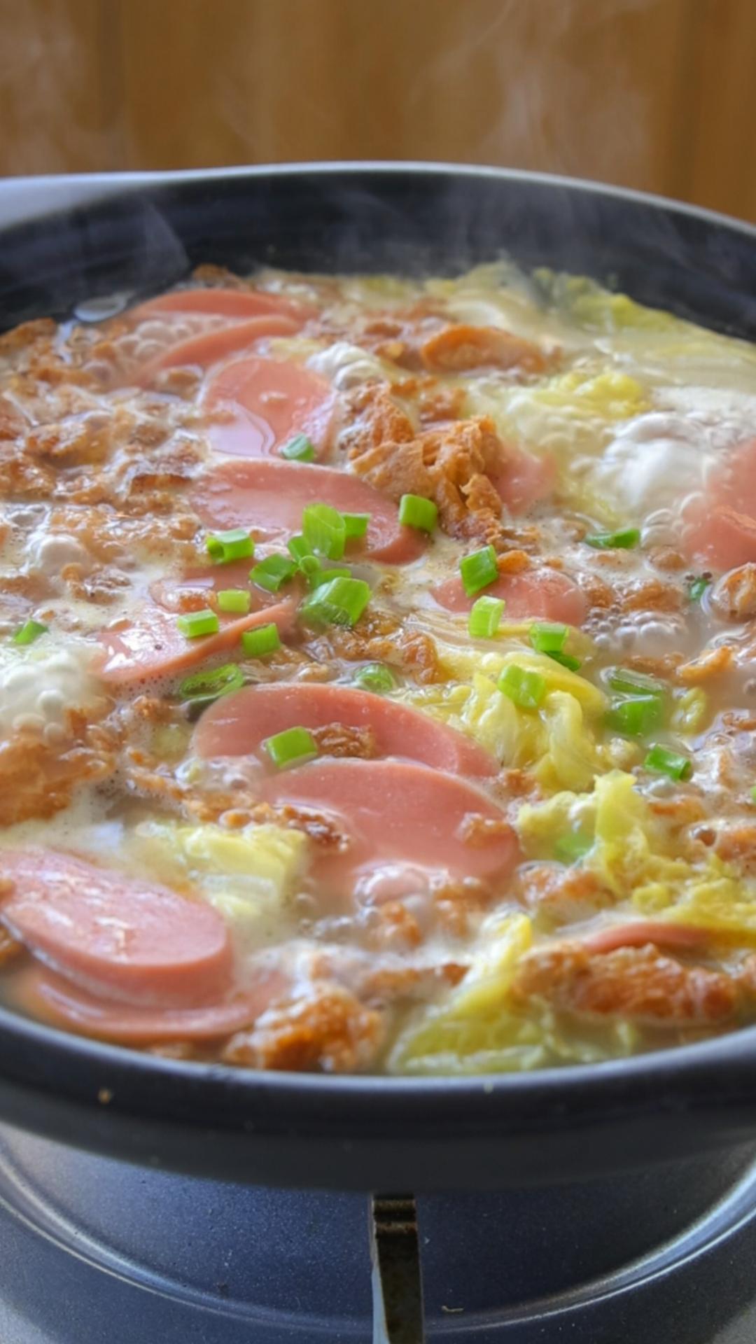 烂糊白菜汤的做法