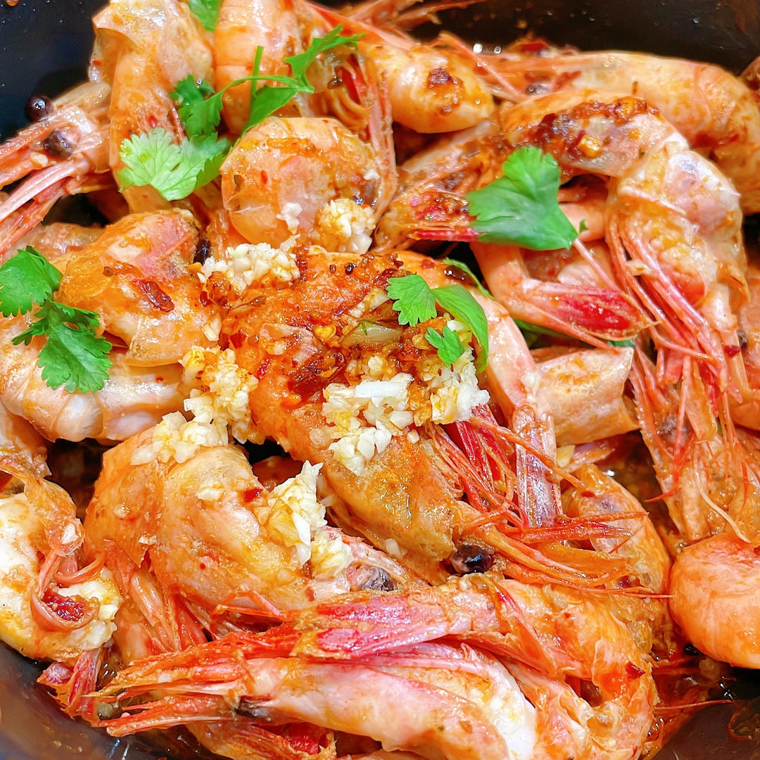 蒜香黄油虾🦐 10分钟快手西餐‼️经典好吃