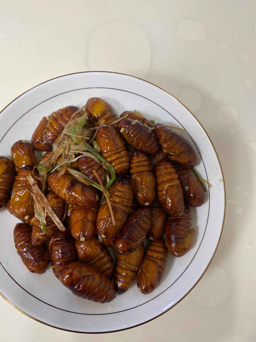 干炒蚕蛹、蝉蛹、茧蛹