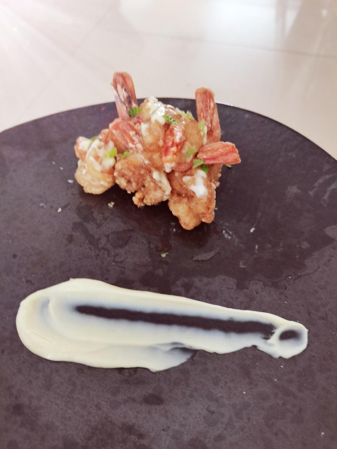 柏悦平替版芥末虾球