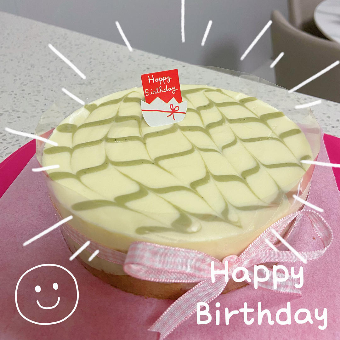 抹茶巴斯克冻芝士蛋糕