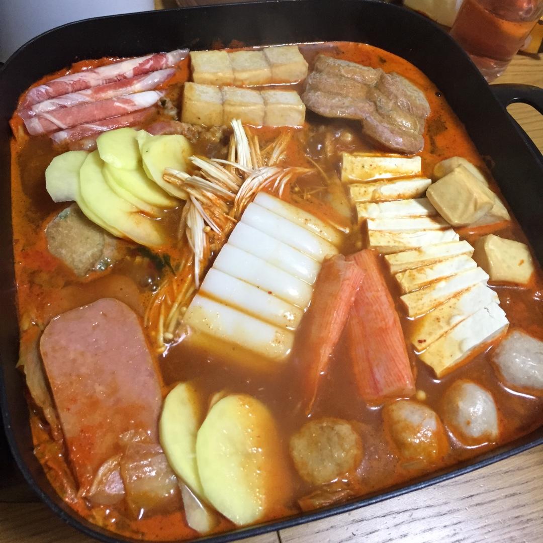 韩国部队锅拉面锅（超好吃）