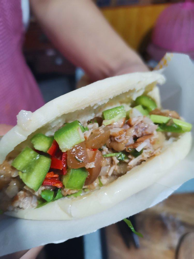 【肉夹馍】白吉馍+腊汁肉版