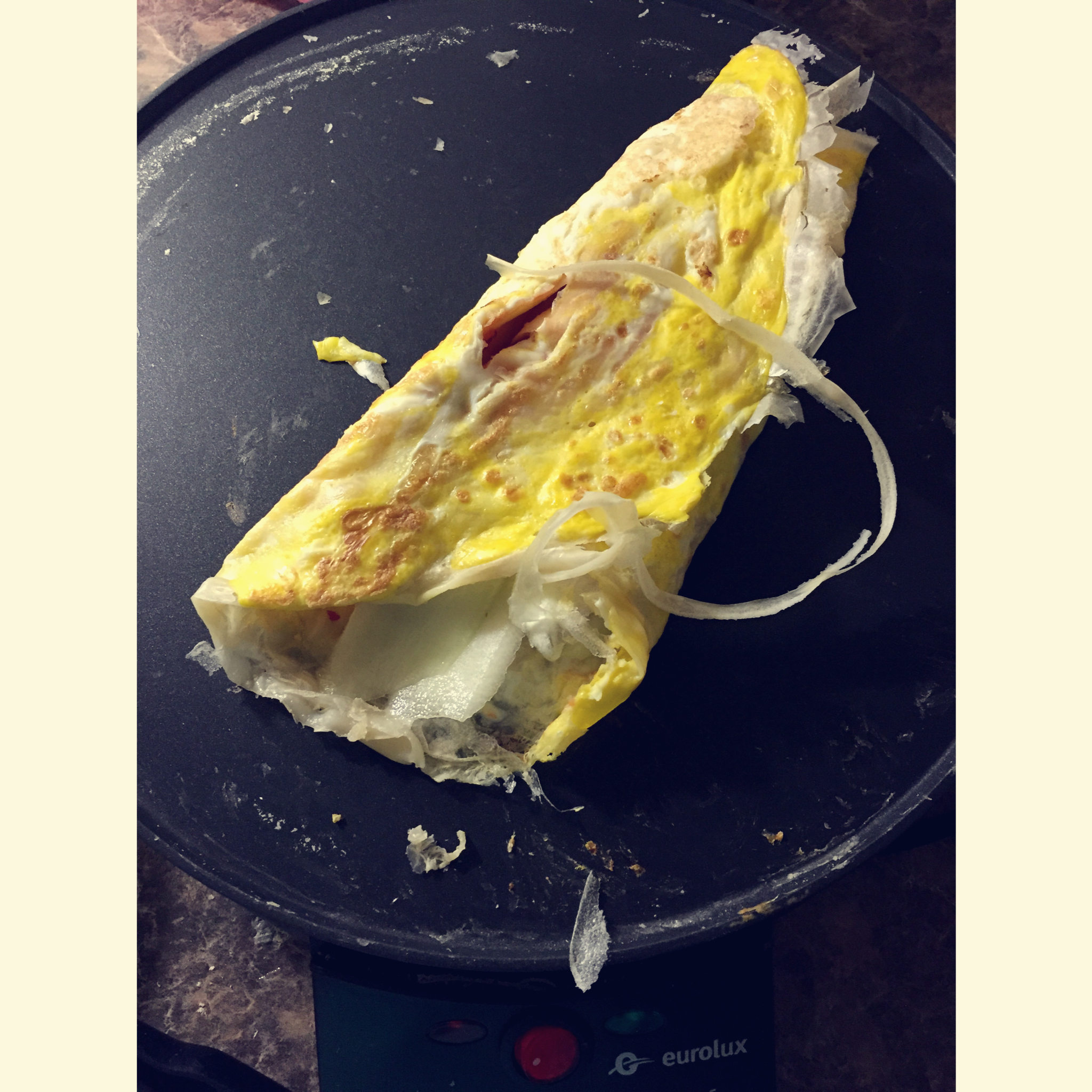 用煎饼果子神器自制鲜香美味