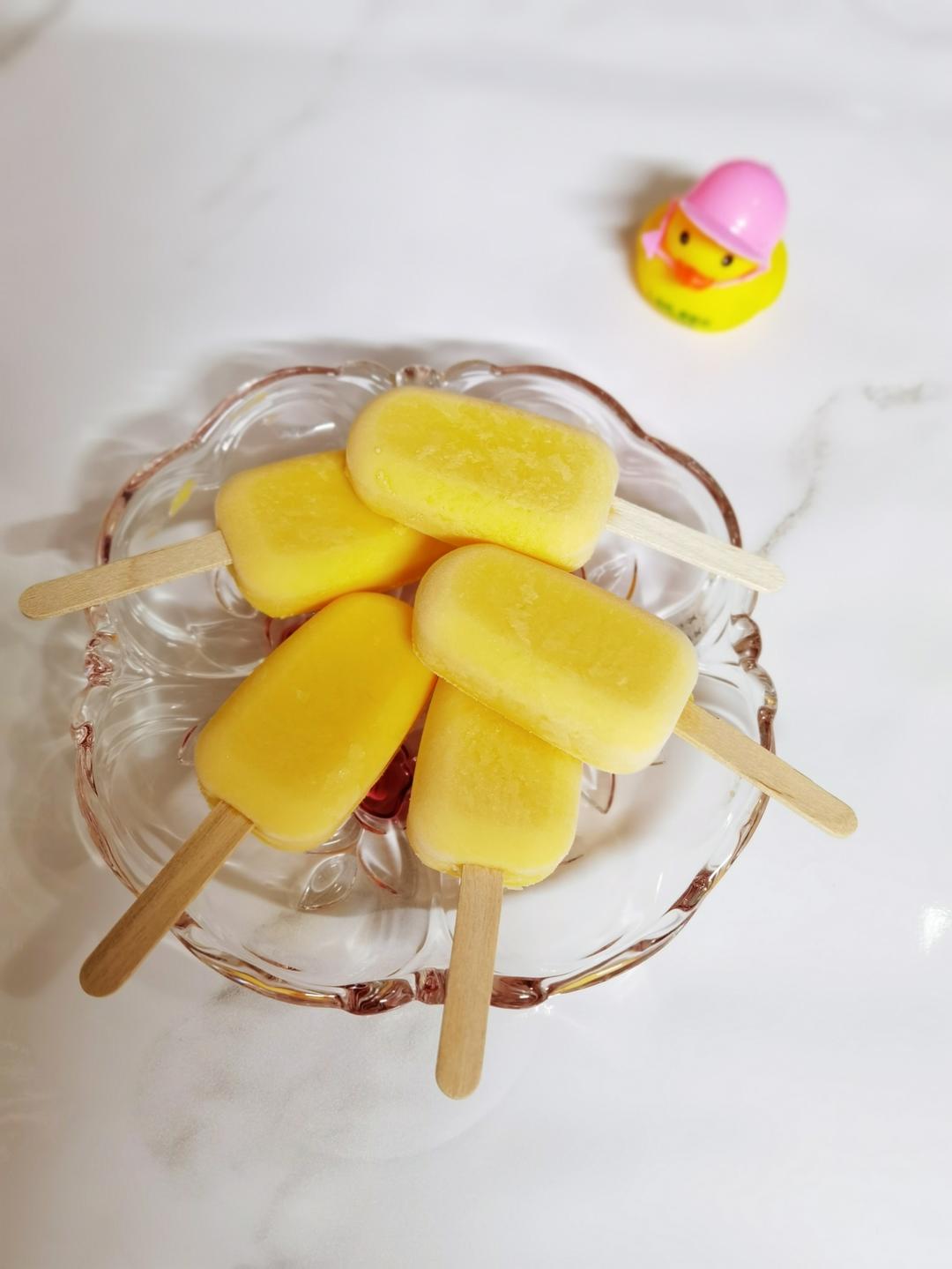 🥭自制芒果酸奶雪糕-做法 0技巧 3分钟搞定