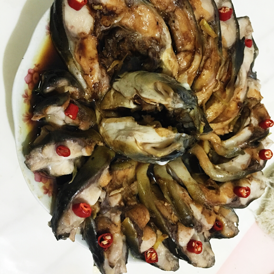孔雀开屏清蒸鱼
