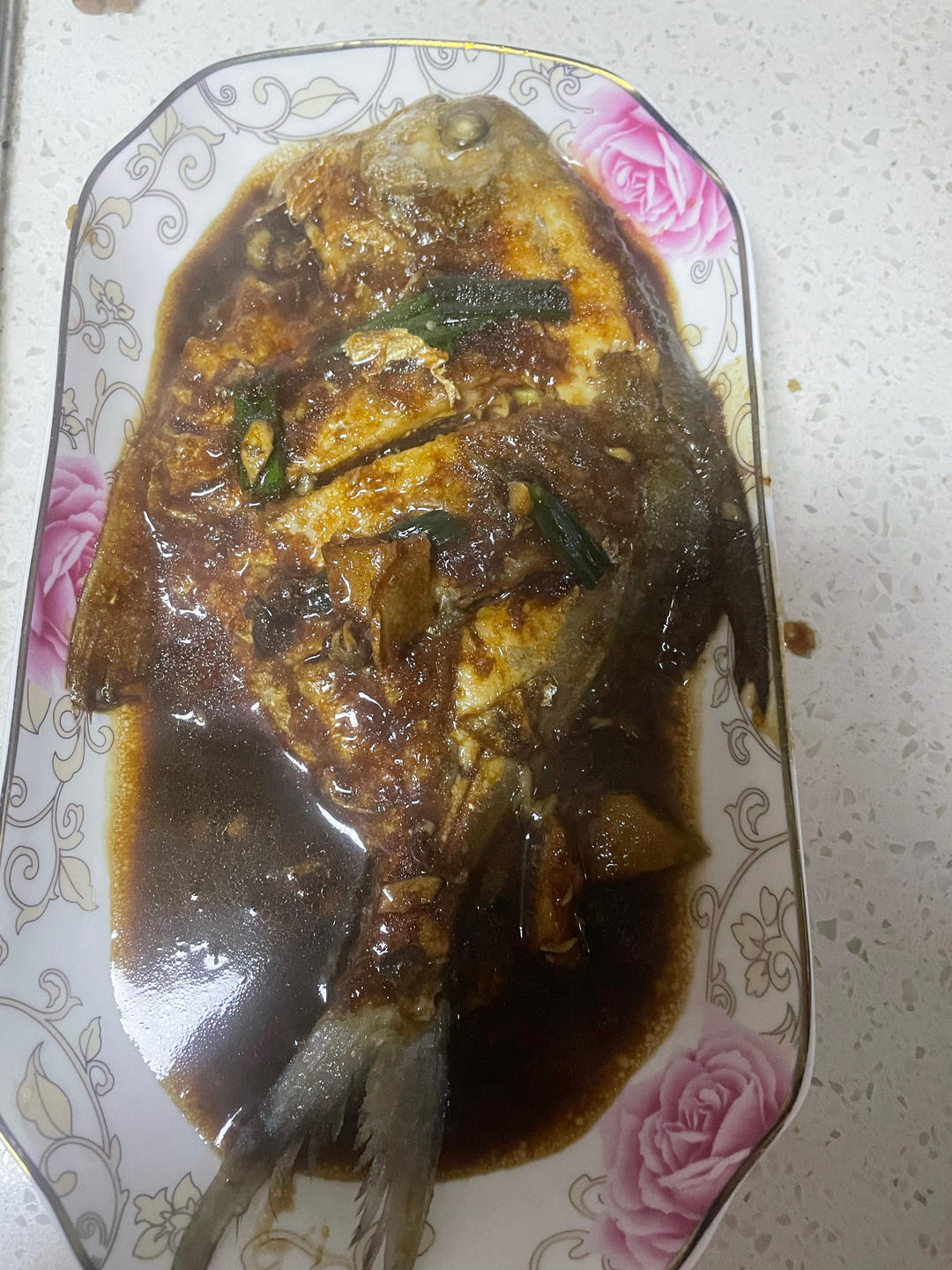 【家常菜】上海红烧鲳鱼