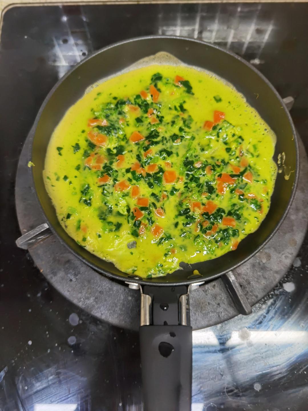 菠菜厚蛋烧 宝宝辅食天天学