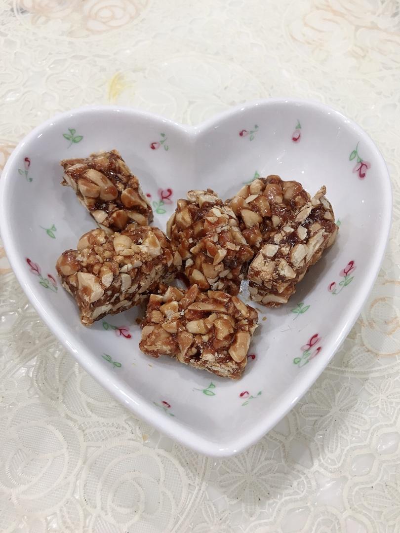 无水无油香脆花生糖