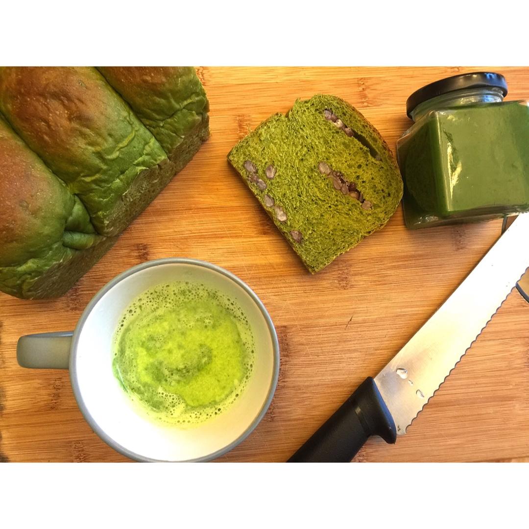 抹茶红豆吐司（详述手揉方法)