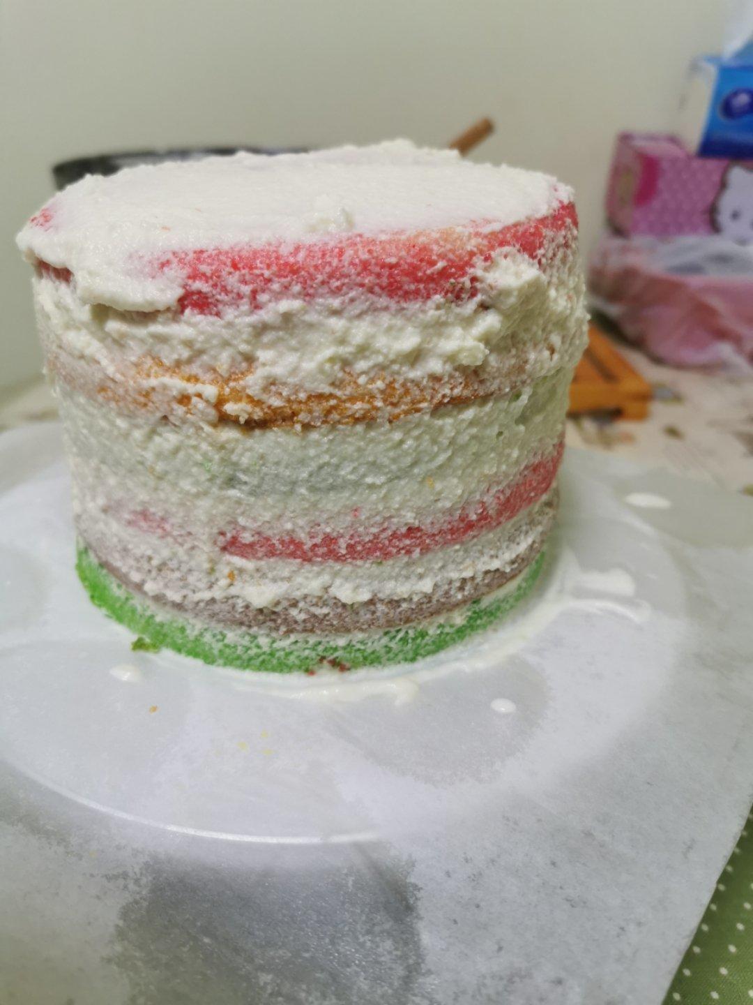 6寸彩虹蛋糕
