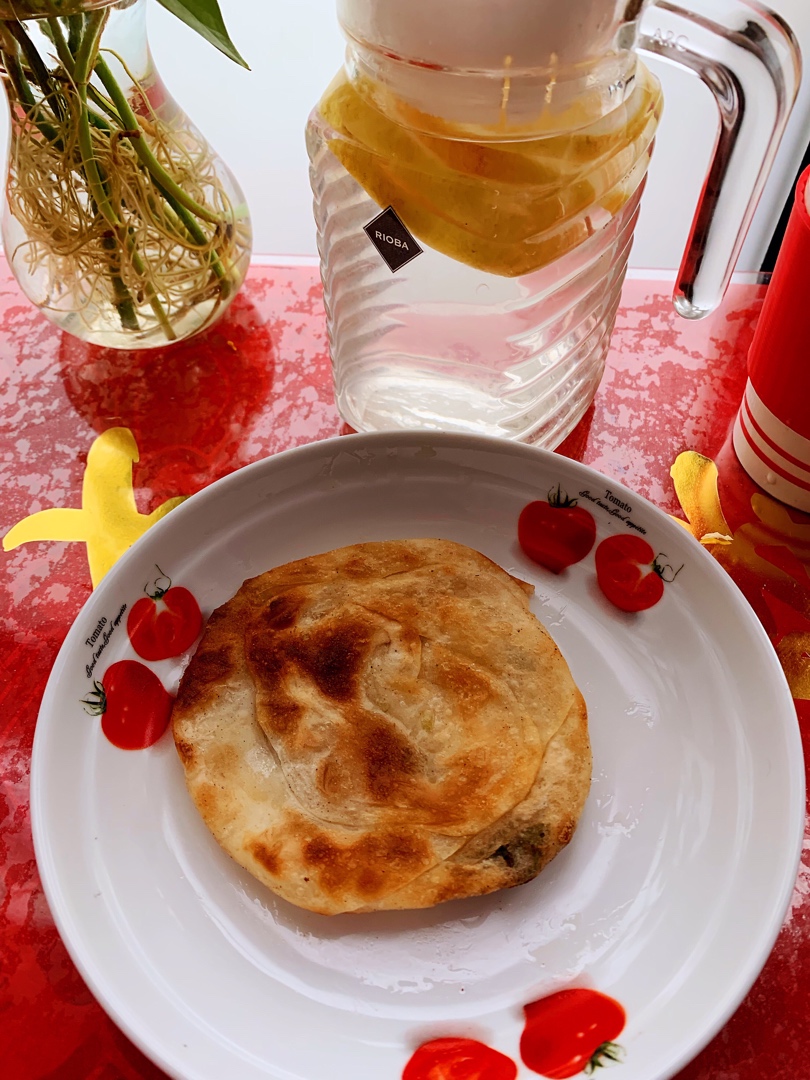 饺子皮葱油饼