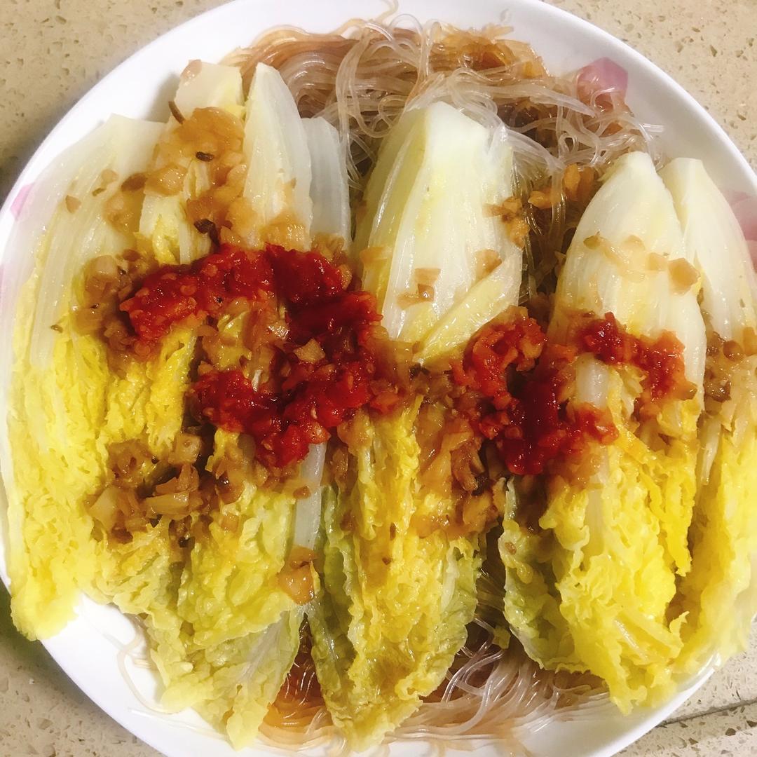 蒜蓉粉丝蒸娃娃菜