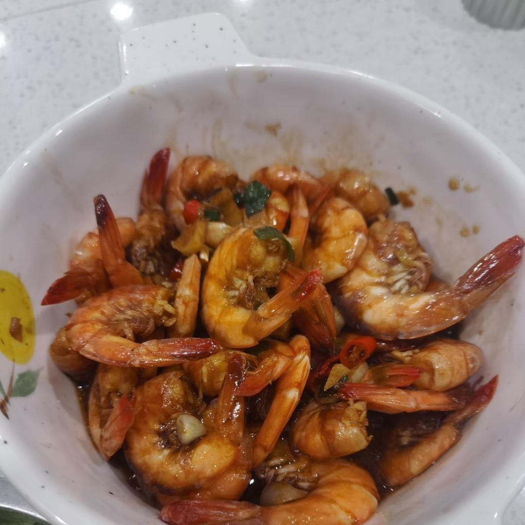家庭版油焖大虾