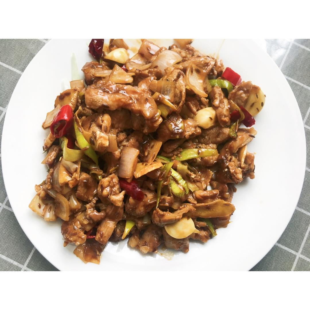 孜然羊肉粒