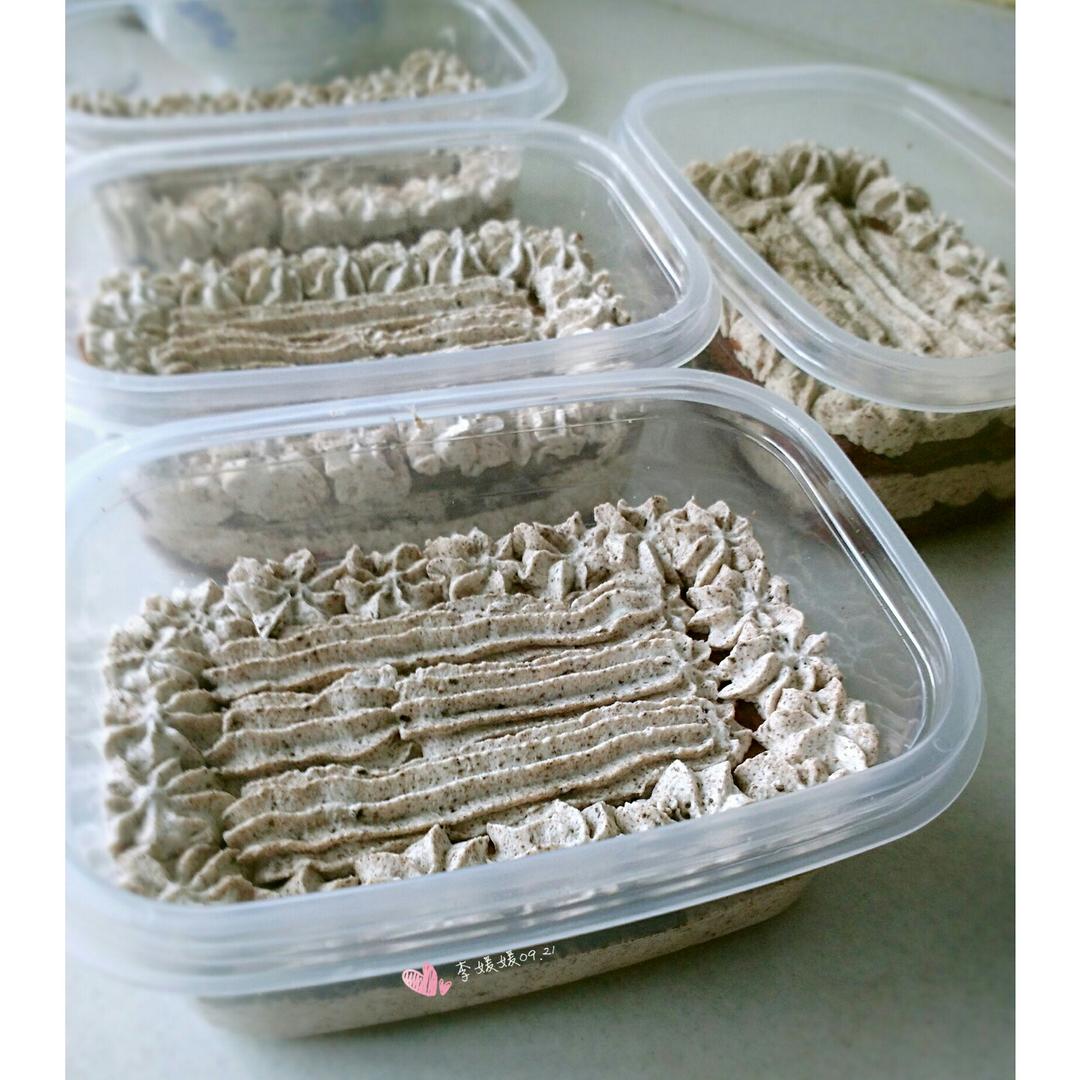 好吃到流泪的奥利奥咸奶油盒子蛋糕