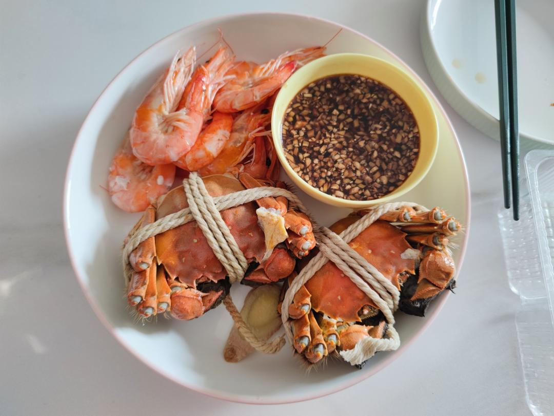 清蒸大闸蟹（秘制蘸酱）