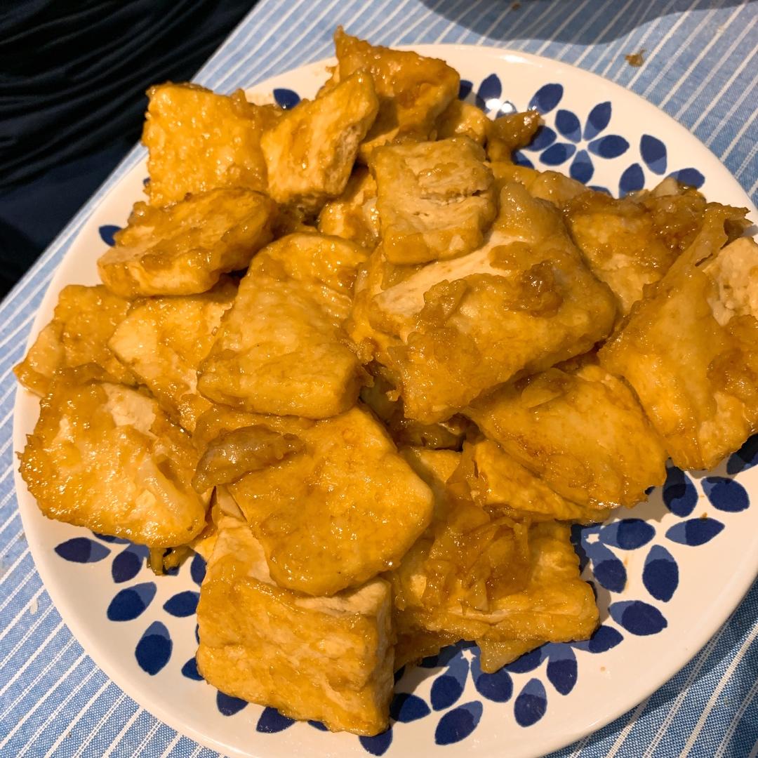 无敌好吃的香煎豆腐