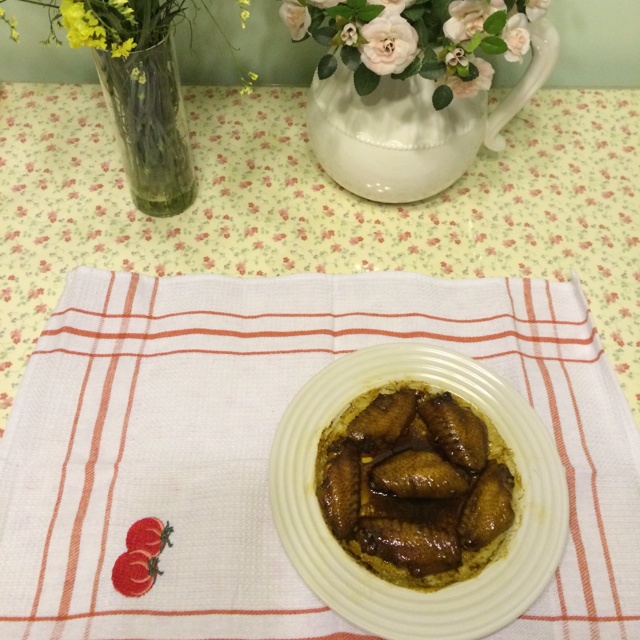 懒人微波炉版蜜汁鸡翅