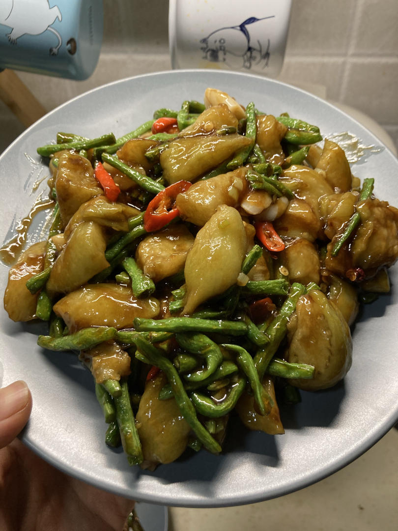 豆角烧茄子