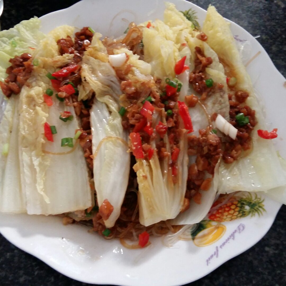 蒜蓉粉丝蒸娃娃菜