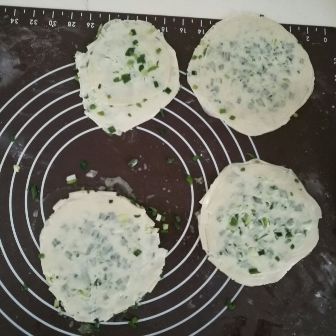 饺子皮葱油饼