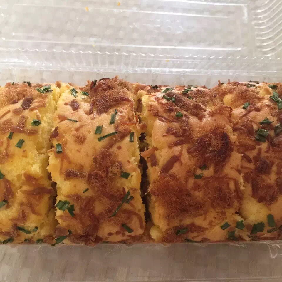 香葱肉松蛋糕卷